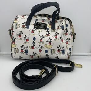 Disney Mickey Mouse Loungefly Purse 9”x9”x4” *Broken Zipper* SLD